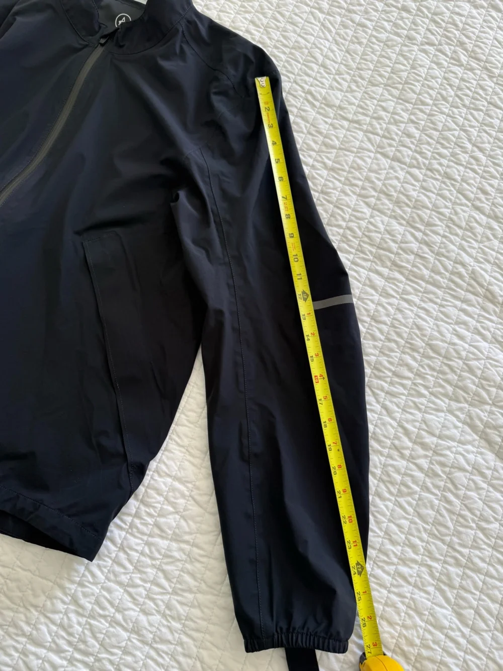 Aether Rain Jacket Men Size large Zip Up Tech Utility - Picture 12 of 13